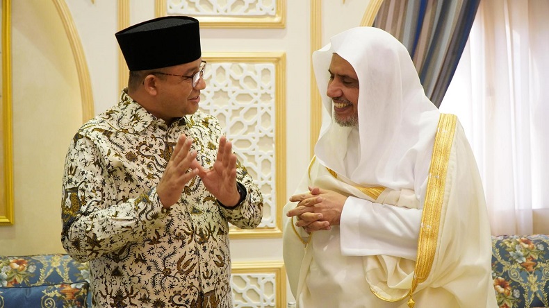 Anies Baswedan Bertemu Sekjen Liga Muslim Dunia usai Ibadah Haji