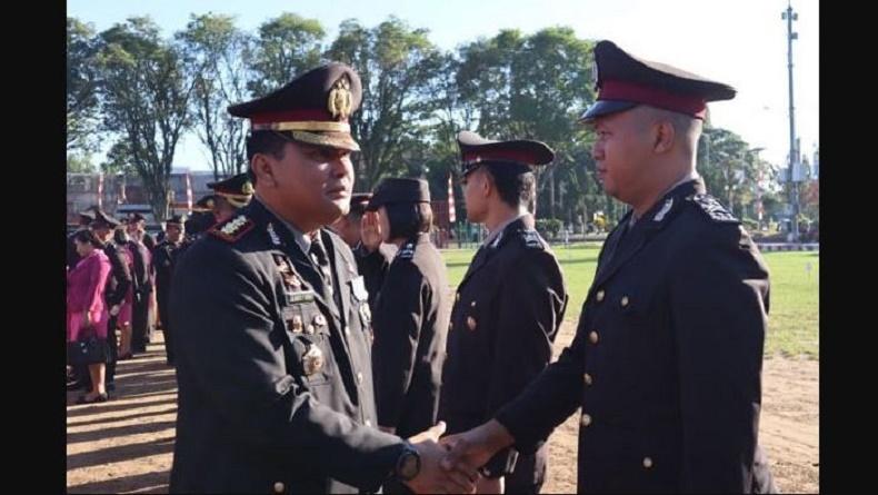 46 Anggota Polresta Manado dan 4 PNS Polri Naik Pangkat, Ini Pesan Kapolresta