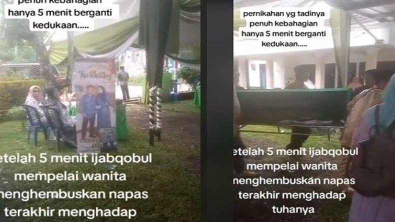 Pilu, Pengantin Perempuan Meninggal Dunia usai Ijab Kabul, sempat Dibawa ke RS tapi Tak Tertolong