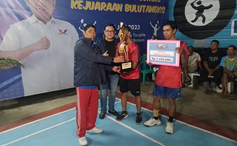 Ketua DPW Partai Perindo DKI Jakarta Bangga Lapangan Bulu Tangkis di Bintaro Bisa Dimanfaatkan Warga