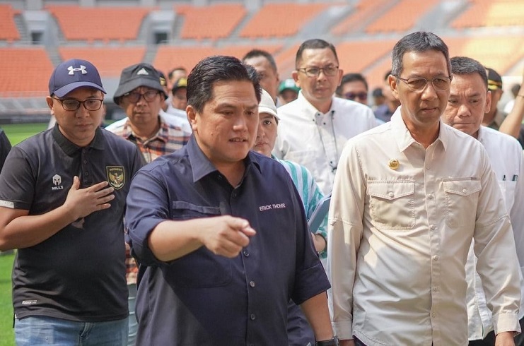 Tepis Tudingan Politisasi, Erick Thohir: Pemerintah Dorong JIS Lolos Jadi Stadion Piala Dunia U-17