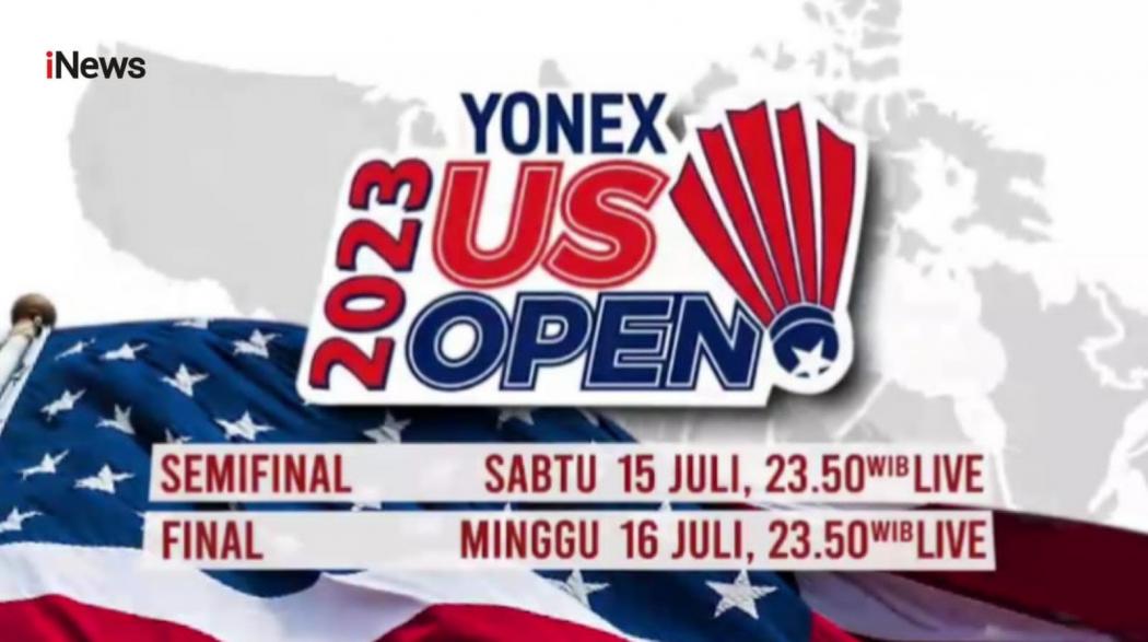 Persaingan Para Pebulu Tangkis Terbaik Dunia di US Open 2023 Dimulai Live di iNews, New Home Of Badminton 