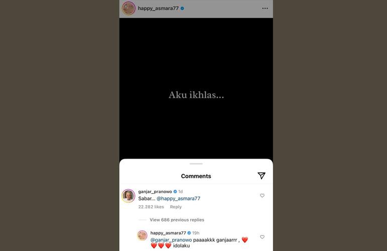 Ganjar Semangati Happy Asmara usai Denny Caknan Menikah, Netizen: Gokil Jenengan