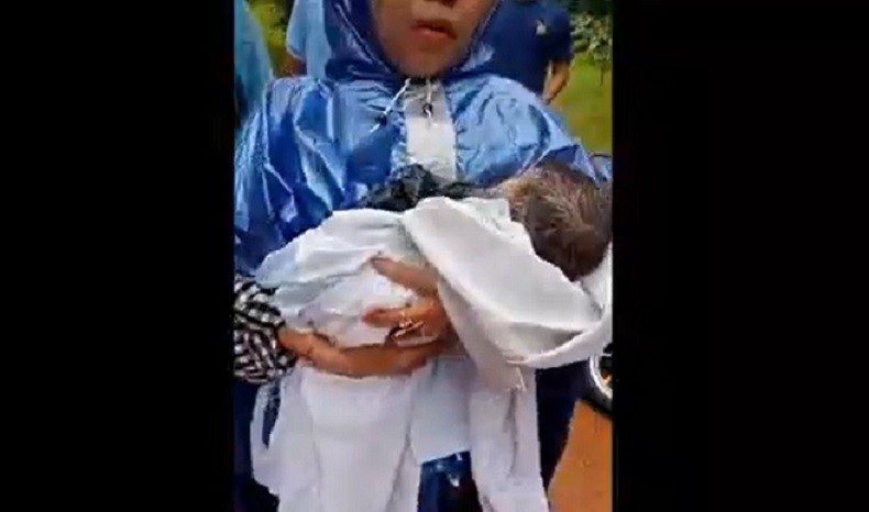 Casis TNI di Tanjungpinang Dengar Suara Tangisan, Ternyata Bayi Dibuang ke Semak-Semak