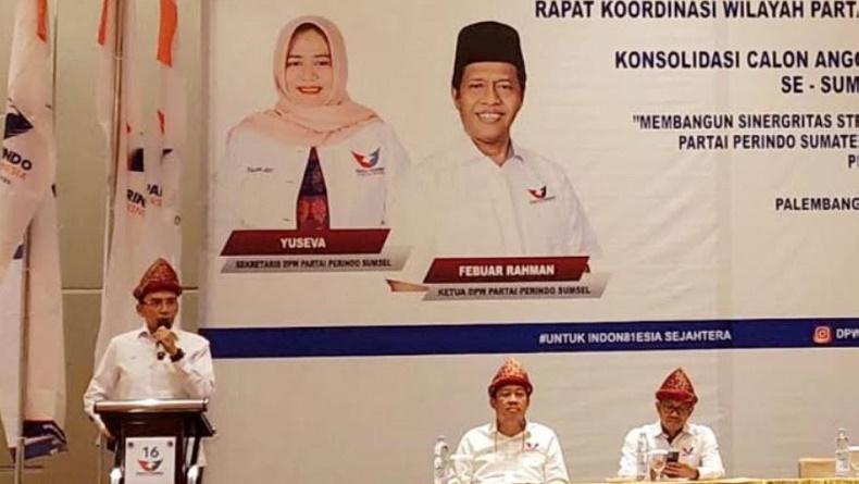 Partai Perindo Sumsel Gelar Rakorwil dan Konsolidasi, Yakin Menang Pemilu 2024