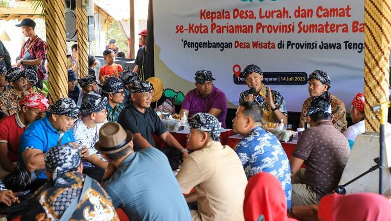 Wali Kota Pariaman Ajak Seluruh Camat dan Kades Berguru ke Ganjar soal Desa Wisata