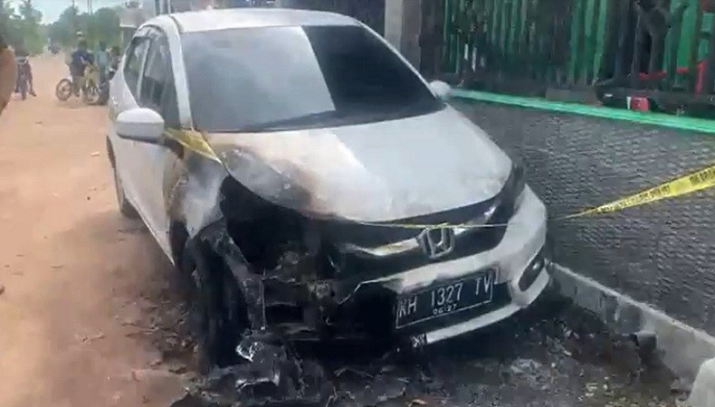 Mobil Warga Palangkaraya Dibakar OTK, Polisi Selidiki Pelaku