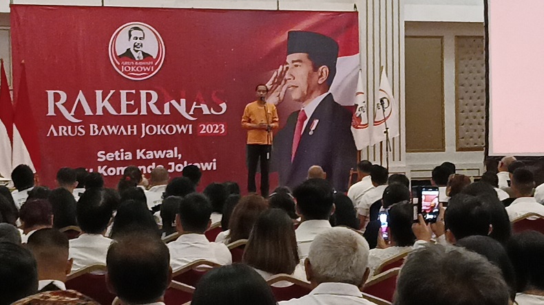 Bertemu Relawan di Bogor, Presiden Jokowi Ingatkan Tak Perlu Grasah-Grusuh