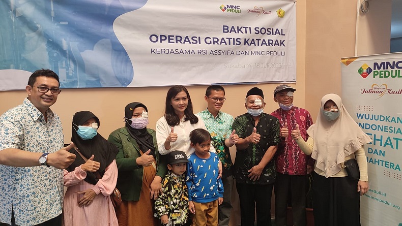 Kolaborasi MNC Peduli dan RSI Assyifa Sukabumi, Gelar Operasi Katarak Gratis
