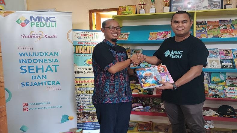 Dapat Donasi Buku dari MNC Peduli, TBM Macatongsir Sukabumi Genjot Minat Baca di Warga 
