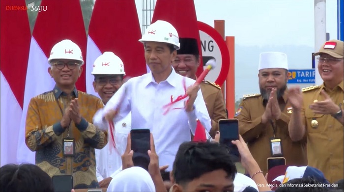 Jokowi Resmikan Jalan Tol Bengkulu-Taba Penanjung, Waktu Tempuh Sejam Jadi 15 Menit