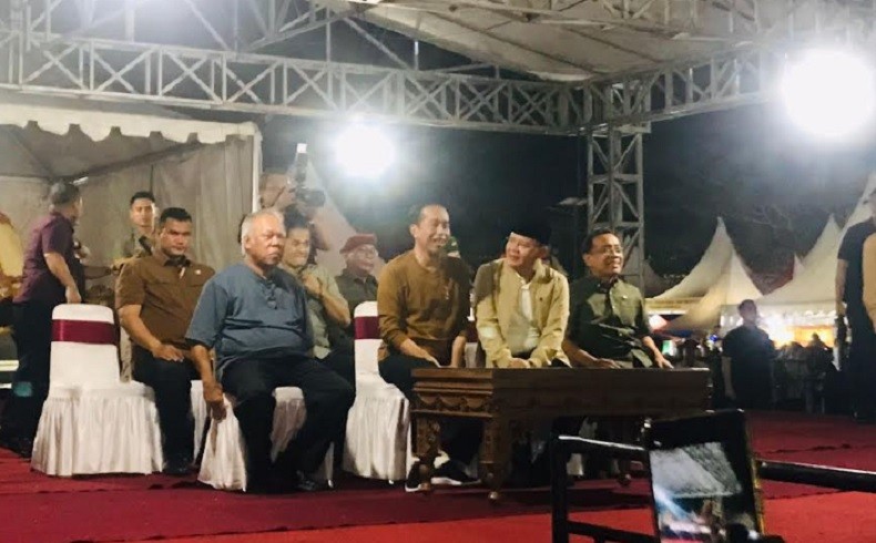 Presiden Jokowi Hadiri Festival Tabut 2023 di Lapangan Merdeka Bengkulu 