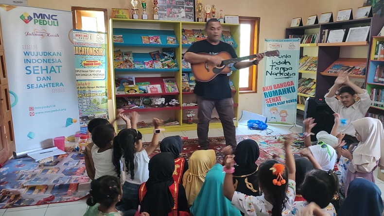 Donasi Buku MNC Peduli, TBM Macatongsir Sukabumi Posisikan Donatur Bagian dari Kesuksesan