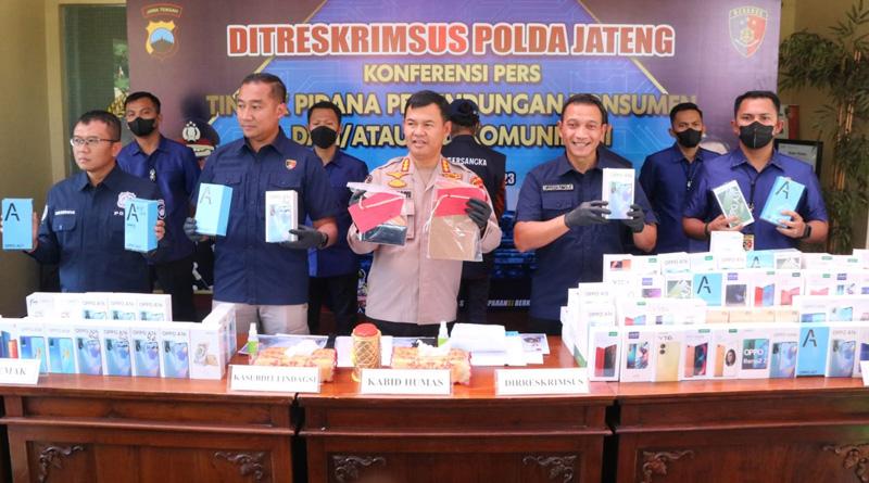 Polda Jateng Sita Ratusan Handphone Black Market, 2 Warga Demak dan Semarang Ditangkap