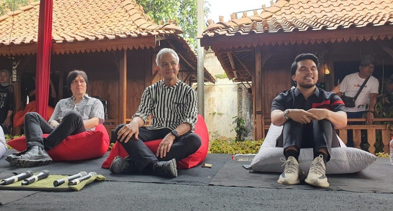 Ganjar Pranowo Singgah ke Desa Wisata Lebakwangi, Gen Z Curhat soal KIP