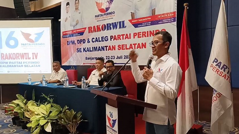 DPW Partai Perindo Kalsel Gelar Rakorwil, Bahas Pemetaan Strategi di Pemilu 2024