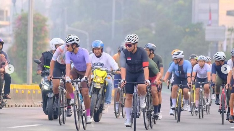 Rombongan Pesepeda Ditabrak Pemotor di Jalan Sudirman, Pelaku Anggota TNI AL
