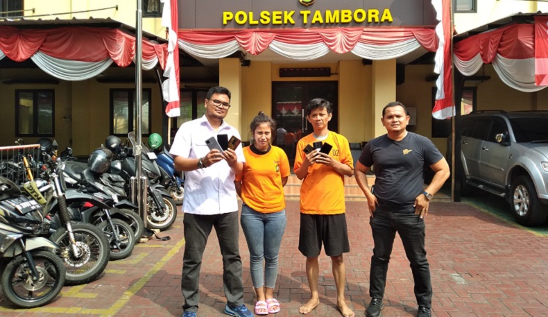 Sepasang Kekasih Curi Belasan HP Sopir Taksi Online, Modusnya Pura-pura Jadi Anggota Polisi