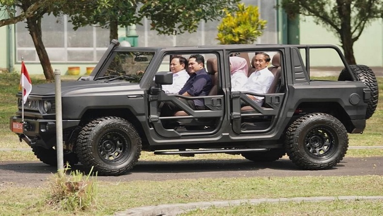 Super Nyaman, Ini Spesifikasi Mobil Taktis Maung Generasi Terbaru Dinaiki Presiden Jokowi