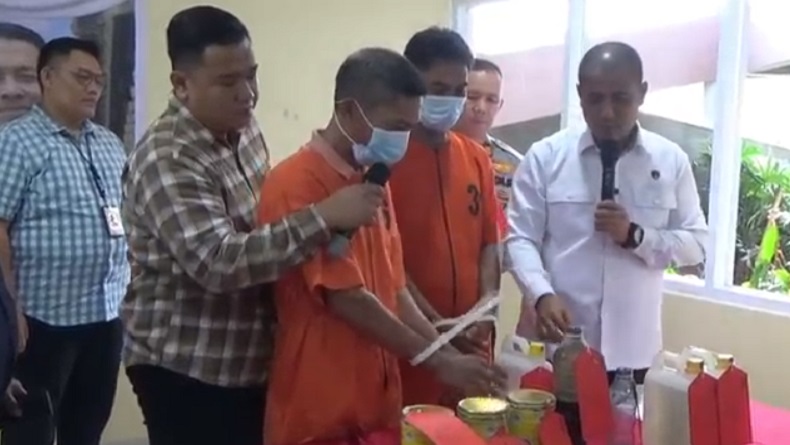 Belajar dari YouTube, Pria OKI Racik Pertalite Palsu hingga Hasilkan 4 Ton Minyak