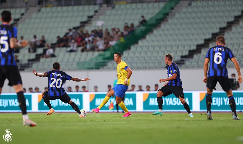Inter Milan Diimbangi Al Nassr 1-1, Pemain Baru Nerazzurri Cetak Gol Penyelamat