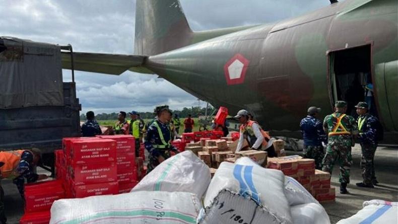 Bencana Kekeringan Landa Puncak Papua, Kemensos dan Panglima TNI Kirim Bantuan