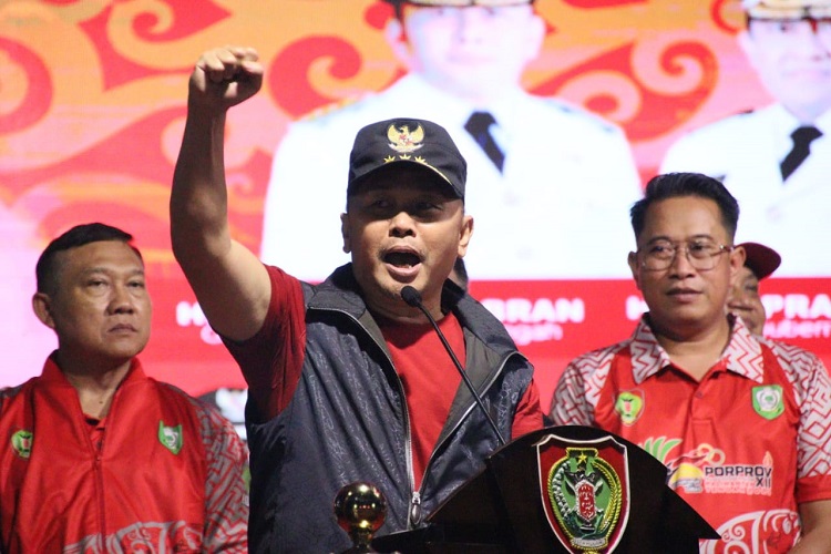 Tingkatkan Prestasi Atlet, Gubernur Sugianto Sabran Resmikan Porprov XII Kalteng 2023