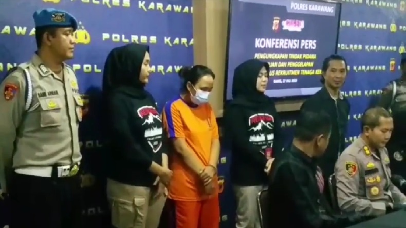 Ibu Rumah Tangga di Karawang Ditangkap Polisi, Diduga Tipu 10 Calon Tenaga Kerja