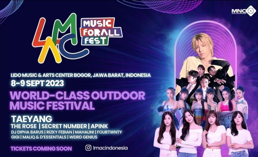 Jangan Lewatkan Aksi Taeyang di LMAC MUSIC FOR ALL FEST