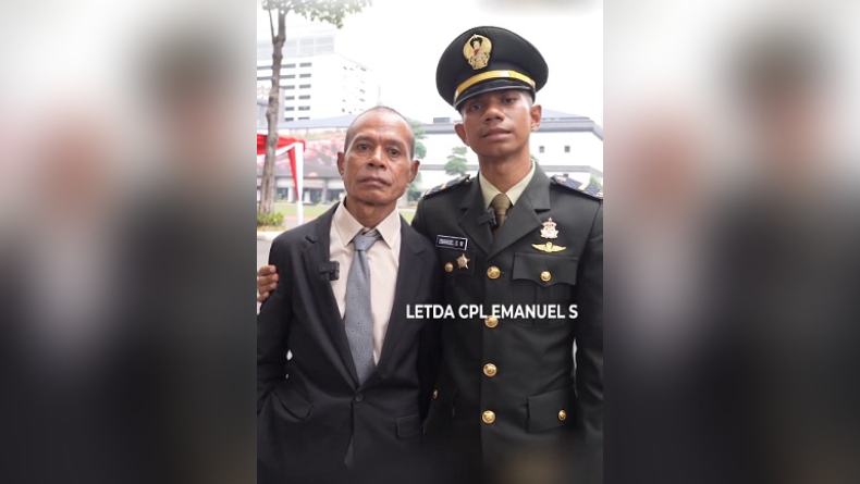 Kisah Emanuel Selviano, Anak Pedagang Cilok Jadi Perwira TNI AD: Prinsip Saya Ingat Ortu