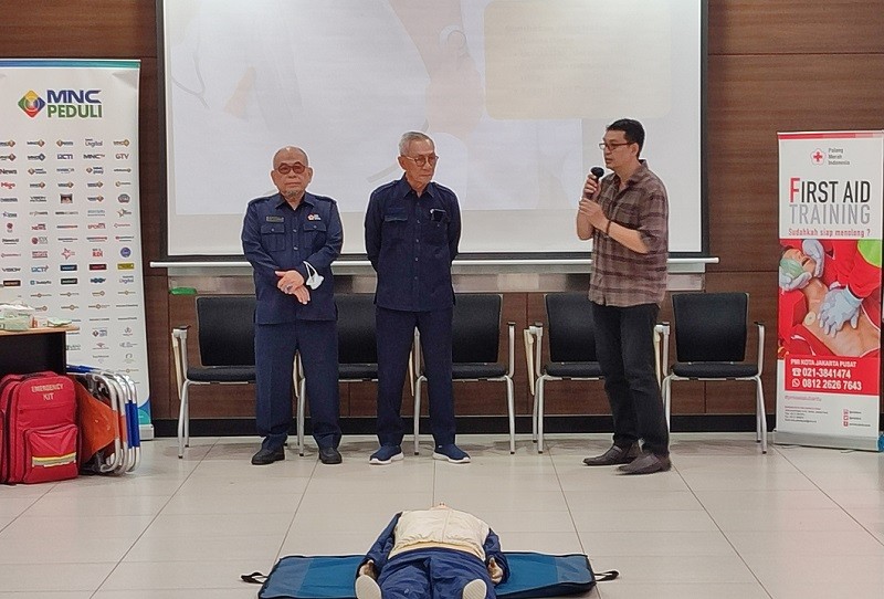 MNC Group Gandeng PMI Bekali Karyawan Ilmu Pertolongan Pertama  