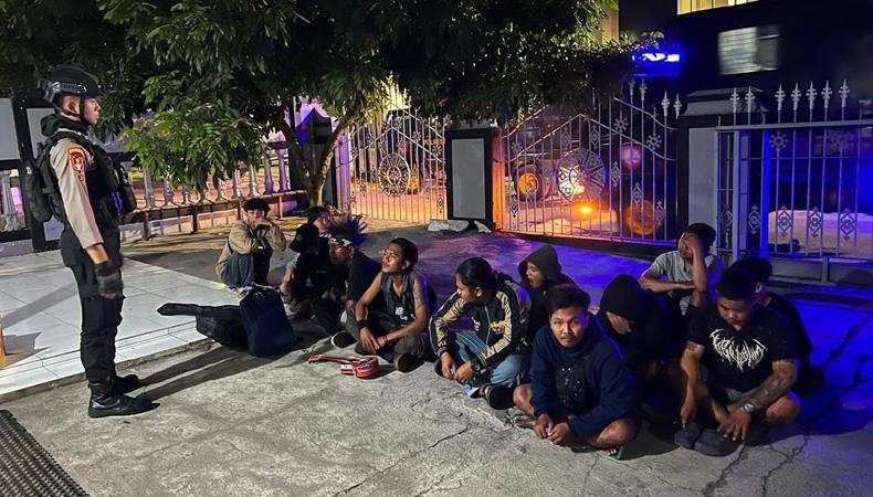 Polisi Tangkap 12 Pemuda saat Hendak Tawuran di Kampus ISI Solo