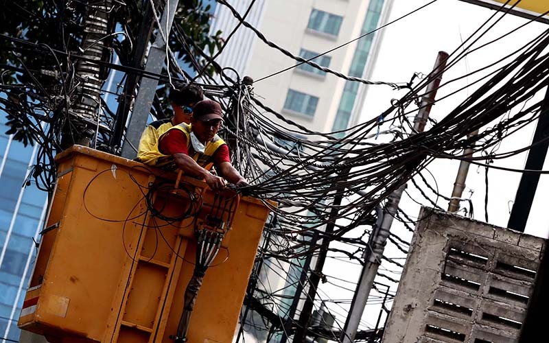 Pj Gubernur DKI Beri Waktu Sebulan bagi Operator Rapikan Kabel Semrawut