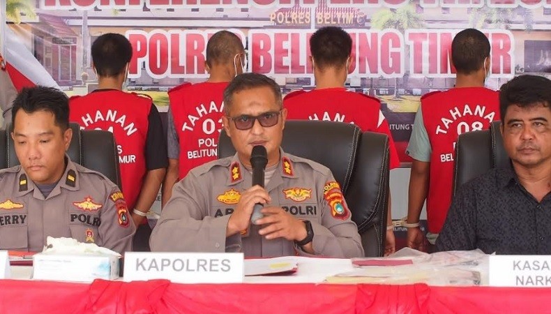 Mengaku Pakai Narkoba, Perempuan Asal Lampung Ditangkap di Belitung Timur 