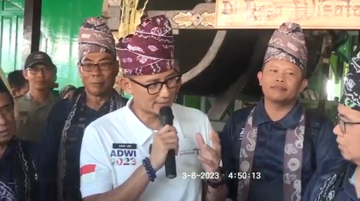 Menparekraf Sandiaga Uno Terpesona Lihat Desa Wisata Kuin Utara Banjarmasin