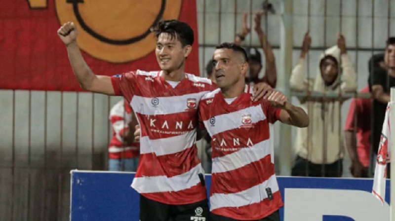 Hasil Liga 1: Kalahkan PSIS, Madura United Geser Persija di Puncak Klasemen