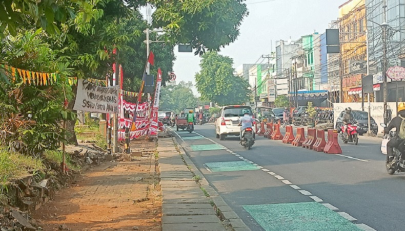 Uji Coba Sistem Satu Arah di Jalan Nusantara Raya Depok Ditunda