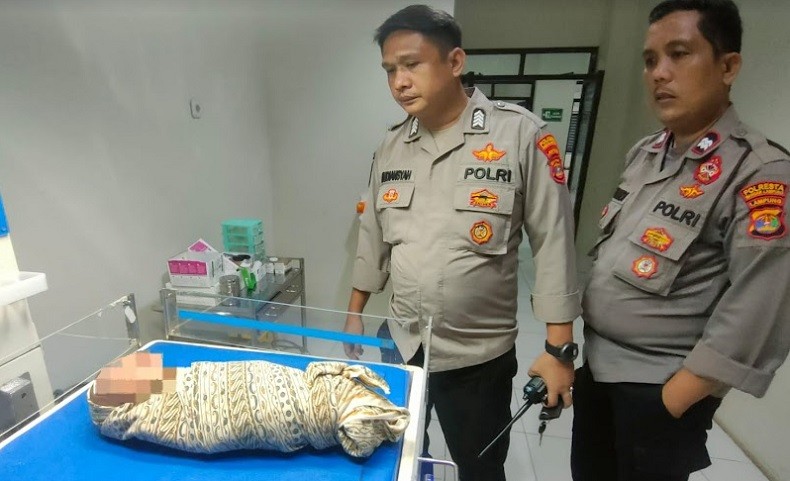 Geger Bayi Dibuang dalam Kardus di Bandarlampung, Warga Dengar Sejoli Cekcok