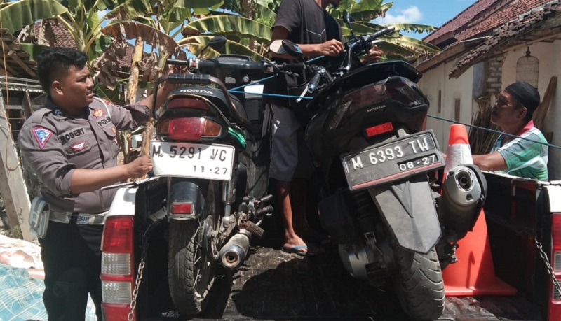 Kecelakaan di Sumenep, 2 Motor Tabrakan hingga Terpental, 1 Tewas 1 Luka-Luka 