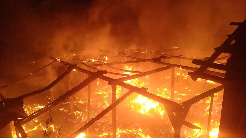 Rumah Produksi Tahu di Grobogan Ludes Terbakar