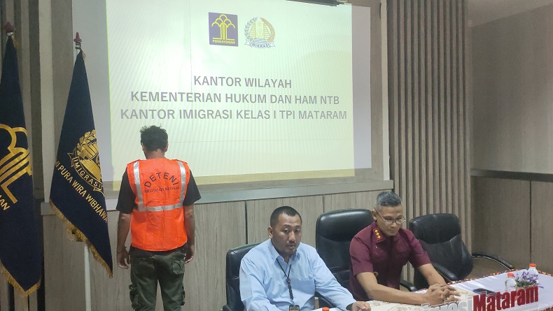 Salahi Izin Tinggal Jadi Kontraktor di Lombok Tengah, WNA Prancis Dideportasi