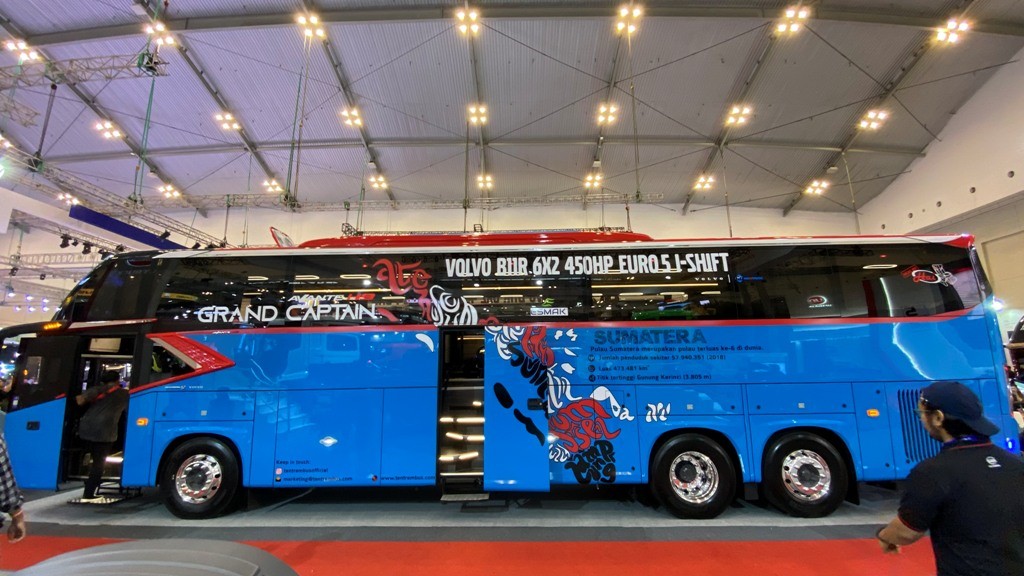Intip Bodi Bus Avante Grand Captain Tentrem di GIIAS 2023, Punya Tiga Kelas Mewah