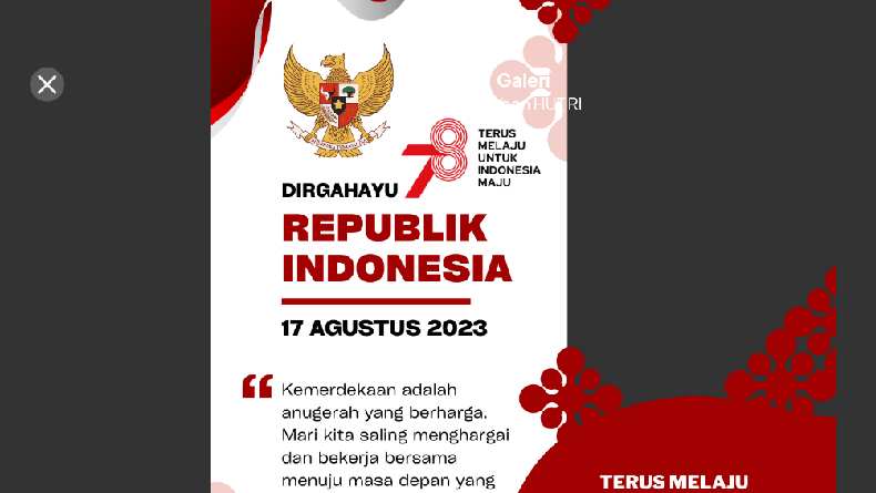 40 Link Download Twibbon 17 Agustus 2023 HUT Ke-78 RI