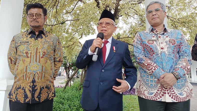 Wapres Ma'ruf Amin: Turunnya Inflasi karena Keberhasilan Jaga Stabilitas Pasokan dan Harga Pangan