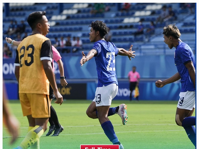 Hasil Piala AFF U-23 2023: Tampil Beringas! Kamboja Bantai Brunei