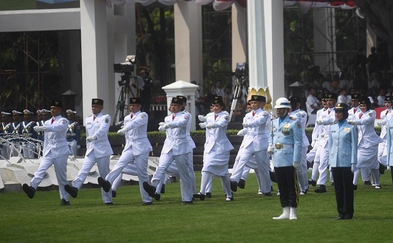 Komandan Upacara 17 Agustus 2023 di Istana Negara Kolonel Joko Setiyo Kurniawan