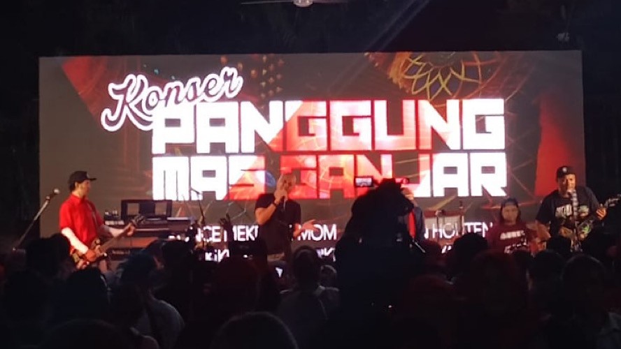 Dimeriahkan Musisi Lokal hingga Nasional, Konser Panggung Mas Ganjar Jadi Ajang Hiburan untuk Masyarakat