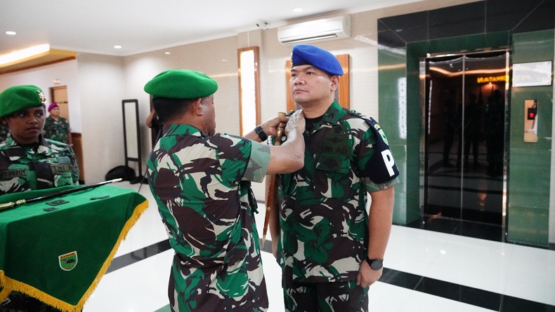 Resmi Jabat Danpomdam XVIII/Kasuari, Kolonel Cpm Indra Diminta Totalitas Jalankan Tugas