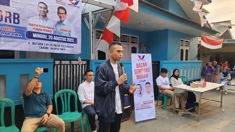 Ringankan Beban Masyarakat, Partai Perindo Hadirkan Bazar Sembako Murah di Cakung Jakata Timur 