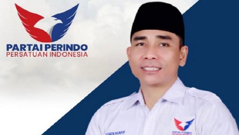 Bacaleg Partai Perindo Muba Senen Hanan Bagikan KTA Berasuransi ke Kader dan Simpatisan